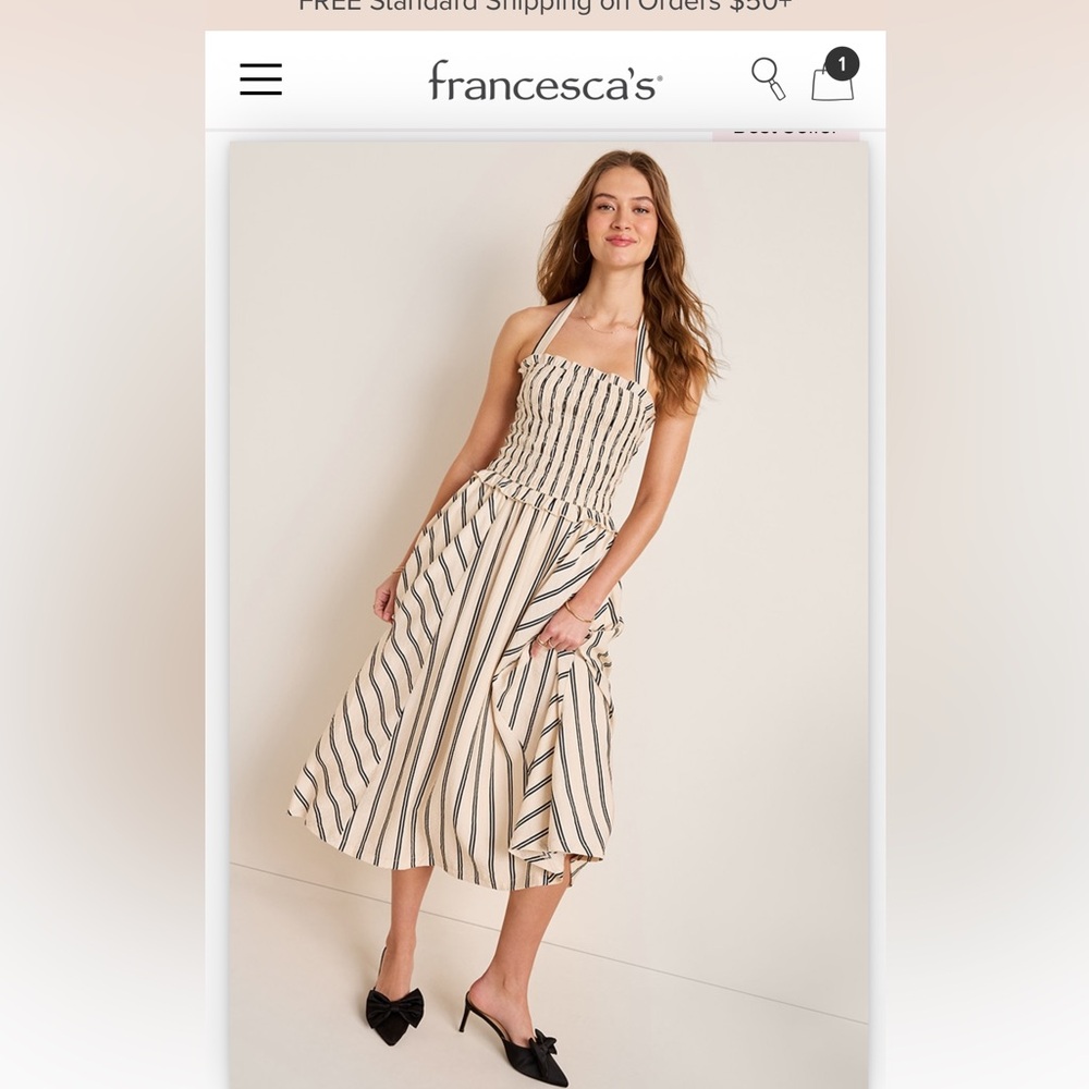 Francesca’s Taylor Swift Engagement Dress Look-Alike (NWT) Small/Medium/Large - Picture 4 of 15